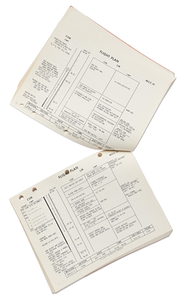 Original Apollo 11 Final Flight Plan from 1 July 1969