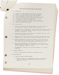 Original Apollo 11 Final Flight Plan from 1 July 1969