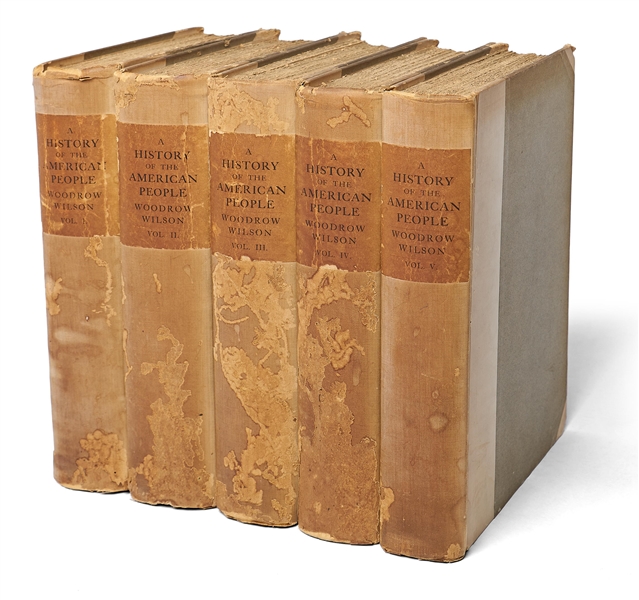 Woodrow Wilson Signed Limited Edition of ''A History of the American People''