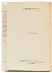 George Orwell First Edition, First Printing of His Classic Novel ''Nineteen Eighty-Four'' -- With Original Dust Jacket Showing 10s. Price