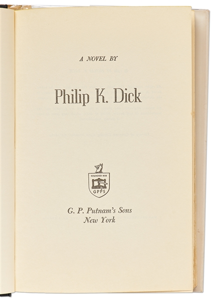 First Edition, First Printing of ''The Man in the High Castle'' by Philip K. Dick -- In Original Dust Jacket