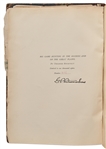 Theodore Roosevelt Signed Limited Edition of ''Big Game Hunting''