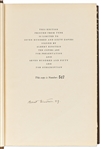 Albert Einstein Signed Limited Edition of ''Albert Einstein: Philosopher-Scientist'' Called the ''closest Einstein ever came to writing an autobiography'' -- Near Fine Condition