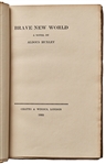 Aldous Huxley Signed Limited Edition of ''Brave New World''