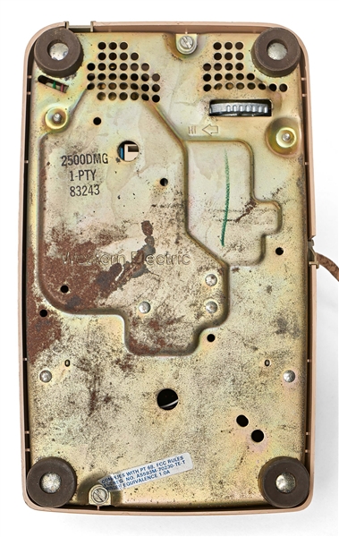 White House Used Telephone -- With White House Label on Directory Plate