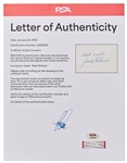 Large Jackie Robinson Signature Without Inscription -- With PSA COA