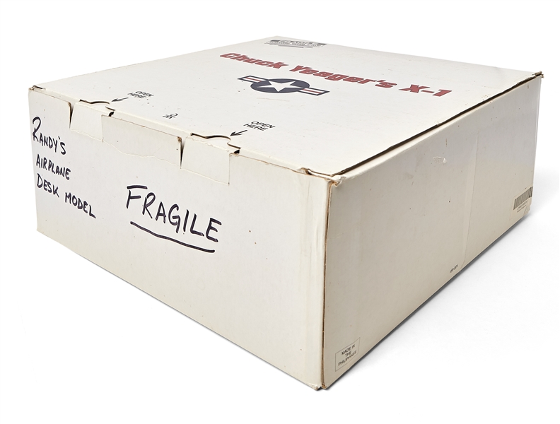Chuck Yeager Signed Bell X-1 Model Airplane New in Box -- The Plane Yeager Piloted When He Broke the Sound Barrier in 1947