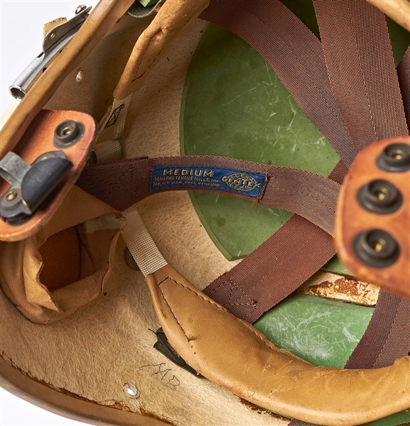 Gus Grissom's Personally Owned U.S. Air Force Flight Helmet and Oxygen Mask -- With Grissom Family LOA