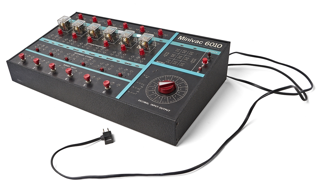 Gus Grissom's Personally Owned Minivac 6010 Computer -- With Grissom Family LOA
