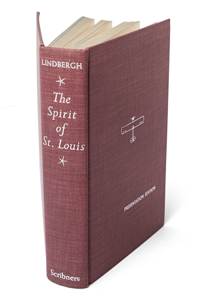 Charles Lindbergh Signed Presentation Limited Edition of ''The Spirit of St. Louis'' -- Without Inscription