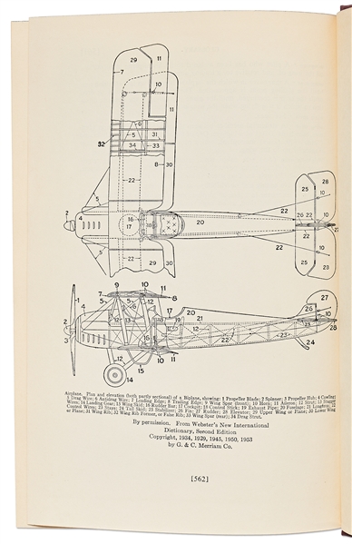 Charles Lindbergh Signed Presentation Limited Edition of ''The Spirit of St. Louis'' -- Without Inscription