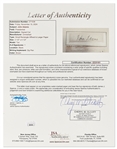 John Adams Signature -- With JSA COA