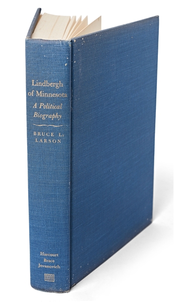 Charles Lindbergh Signed First Edition of ''Lindbergh of Minnesota''