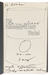 Andy Warhol Sketches His Famous Campbell's Soup Can -- Drawn in a Signed Copy of ''The Philosophy of Andy Warhol''