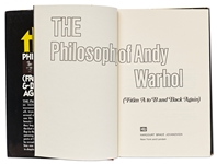 Andy Warhol Sketches His Famous Campbell's Soup Can -- Drawn in a Signed Copy of ''The Philosophy of Andy Warhol''