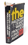 Andy Warhol Sketches His Famous Campbell's Soup Can -- Drawn in a Signed Copy of ''The Philosophy of Andy Warhol''