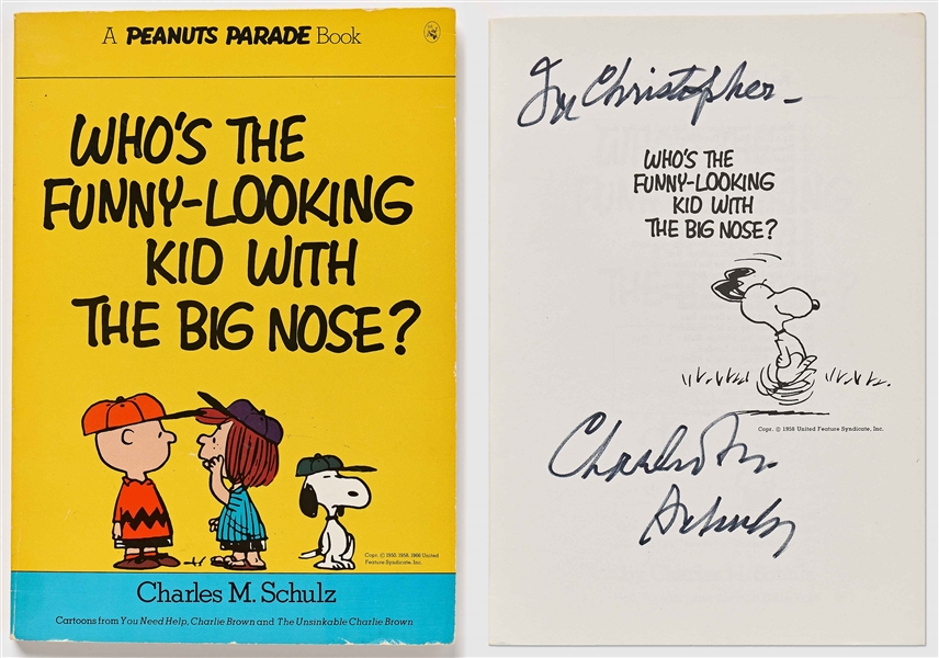 Charles Schulz Signed ''Peanuts'' Comic Book Featuring Strips from the 1960s