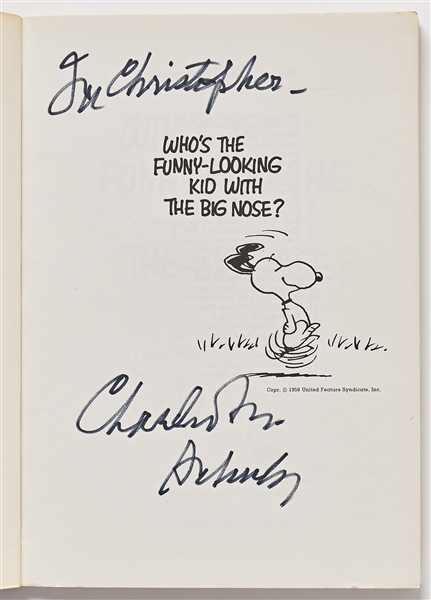 Charles Schulz Signed ''Peanuts'' Comic Book Featuring Strips from the 1960s