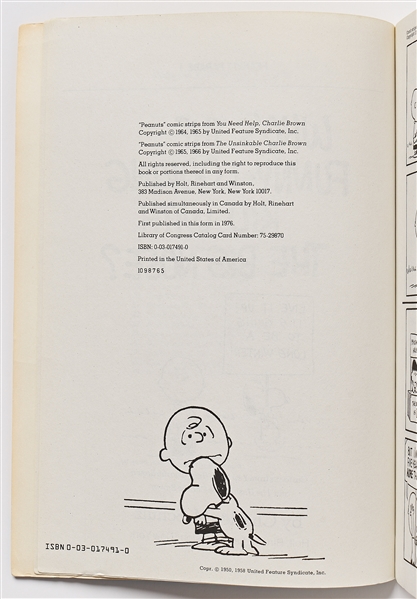Charles Schulz Signed ''Peanuts'' Comic Book Featuring Strips from the 1960s