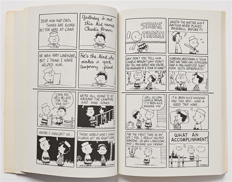 Charles Schulz Signed ''Peanuts'' Comic Book Featuring Strips from the 1960s