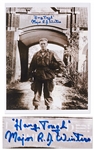 Dick Winters Signed Photo with His Famous Motto, Hang Tough