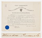 Theodore Roosevelt Military Appointment Signed as President
