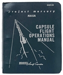 Project Mercury ''Capsule Flight Operations Manual'' #SEDR 109, Dated September 1961 for Capsules 10, 13 and 16-20