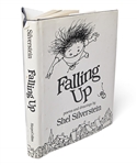 Shel Silverstein Large Hand-Drawn Sketch Within a Signed First Edition of ''Falling Up'' -- Silverstein Draws a Boy Having His Hair Erased by a No. 2 Pencil