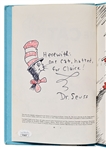 Dr. Seuss Hand-Drawn and Signed Sketch of the Cat in the Hat -- With JSA COA