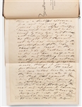 Henry David Thoreau Handwritten & Edited Draft from ''Cape Cod'' Within the Limited Edition of His Writings -- ''...All sands are here called 'beaches,' whether they are waves of water or of air...''