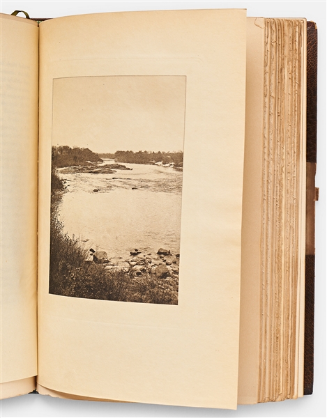 Henry David Thoreau Handwritten & Edited Draft from ''Cape Cod'' Within the Limited Edition of His Writings -- ''...All sands are here called 'beaches,' whether they are waves of water or of air...''