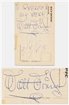 Walt Disney Signed Postcard