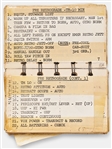 Intriguing Lot of NASA Items Including Checklist Cue Cards, Possibly for Mercury-Atlas 9, Belonging to Early NASA Manager