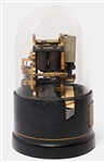 Thomas Edison's Universal Self-Winding Stock Ticker -- With Original Glass Dome