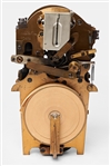 Thomas Edison's Universal Self-Winding Stock Ticker -- With Original Glass Dome