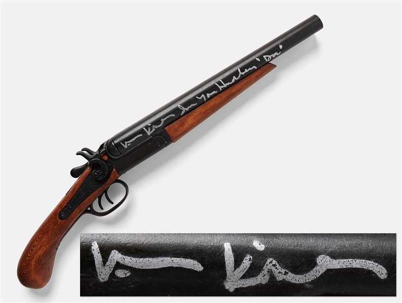 Val Kilmer Signed ''Tombstone'' Rifle -- Kilmer Writes ''Val Kilmer I'm your Huckleberry 'Doc''' -- With JSA COA