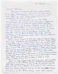 Harper Lee Autograph Letter Signed from NYC After 9/11 -- ''...when you're walking around down there, every step you take is on a pulverized human being. To know what hell is like, go take a look...''