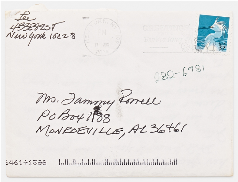 Harper Lee Autograph Letter Signed About Monroeville, Alabama -- ''...business in Monroeville...Walmart was getting it all, & any spare change went to the Pizza Hut...''