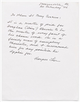 Harper Lee Signed Letter of Recommendation -- Signed With Her Famous Pen Name, ''Harper Lee''