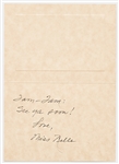 Harper Lee Signed Card