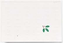 Harper Lee Christmas Card Signed