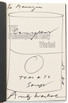 Andy Warhol Sketches His Famous Campbell's Soup Can -- Drawn in a Signed Copy of ''The Philosophy of Andy Warhol''