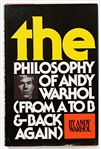 Andy Warhol Sketches His Famous Campbell's Soup Can -- Drawn in a Signed Copy of ''The Philosophy of Andy Warhol''