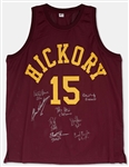''Hoosiers'' Cast-Signed Hickory Basketball Jersey Including Gene Hackman -- With Beckett COA