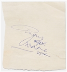 AC/DC Signatures -- Includes 2 by Bon Scott, Plus Angus Young & Mark Evans, All Acquired in January 1977 -- With Roger Epperson COA