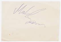 AC/DC Signatures -- Includes 2 by Bon Scott, Plus Angus Young & Mark Evans, All Acquired in January 1977 -- With Roger Epperson COA