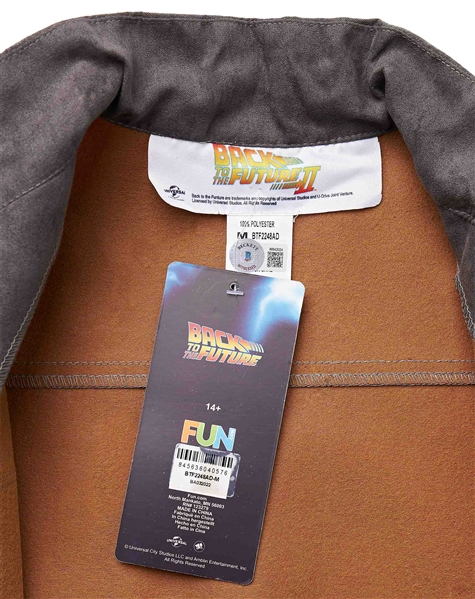 ''Back to the Future'' Cast-Signed Jacket Including Michael J. Fox -- With Beckett Hologram COA
