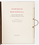Norman Rockwell Signed Lithograph of His Famous Painting ''Tough Call'' -- Measures 19'' x 25''