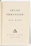 Ayn Rand Signed ''Atlas Shrugged'' -- Special 10th Anniversary Limited Edition -- Exceptional, Near Fine Condition