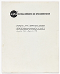 Neil Armstrong Signed 8'' x 10'' NASA White Spacesuit Photo